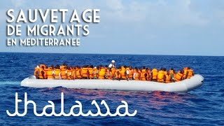 Un sauvetage de migrants en Méditerranée