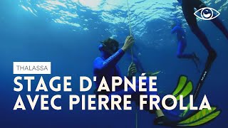 Documentaire Stage d’apnée avec le recordman du monde : Pierre Frolla