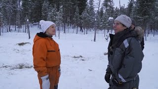 Documentaire Les givres du cercle polaire finlandais font vivre à -50°C