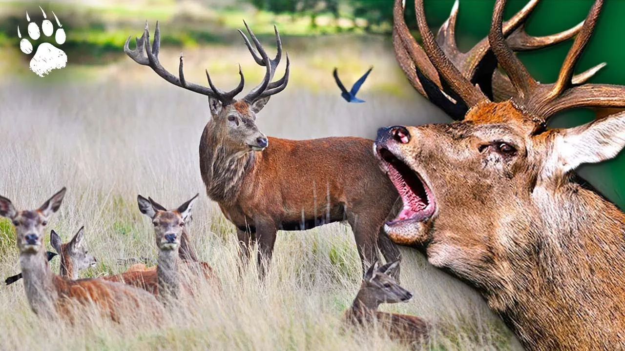 Le roi de la forêt - Le combat des grands cerfs rouges