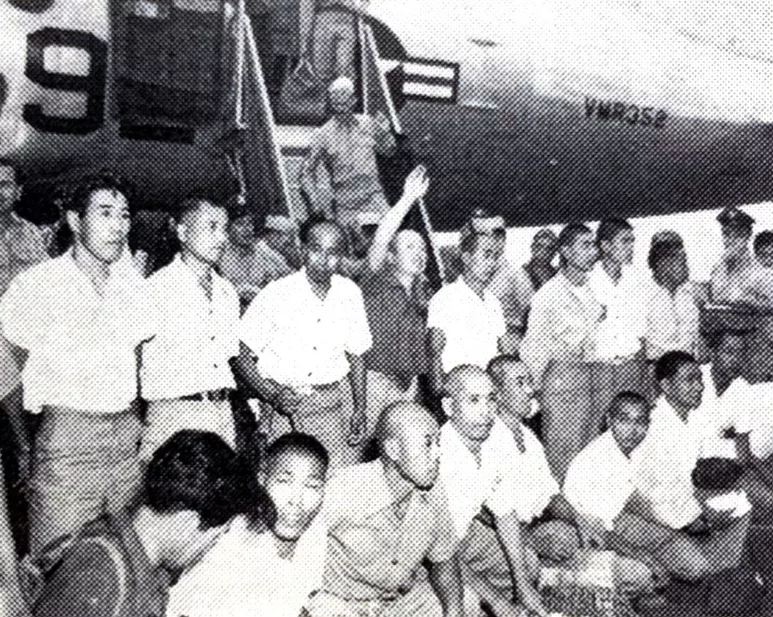 La reddition des vétérans japonais de l’île d’Anatahan le 30 juin 1951