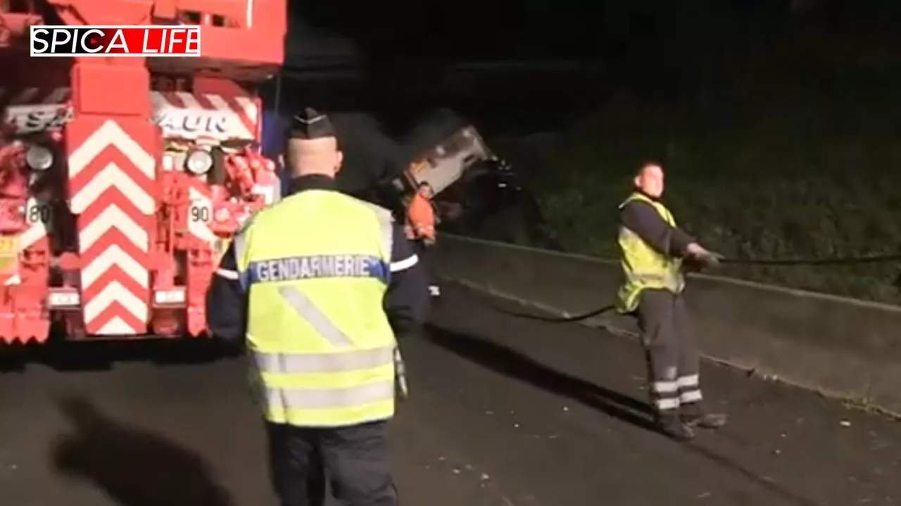 Camion : explosion et chaos sur l'autoroute