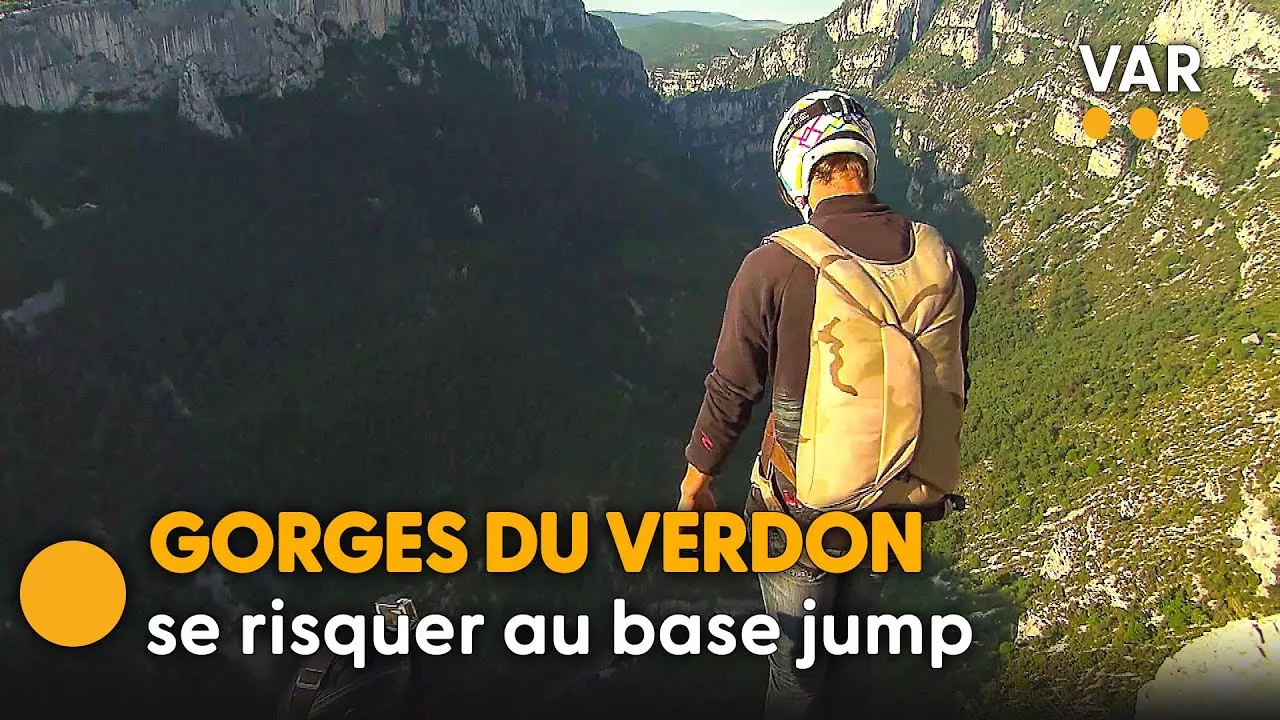 Ces français qui sautent dans le vide des Gorges du Verdon