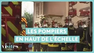 Les pompiers en haut de l'échelle