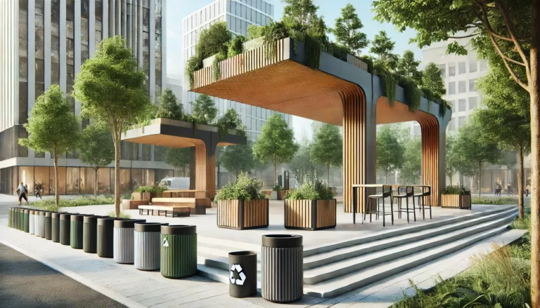 Article | Embellir et aménager la ville grâce au mobilier urbain écologique