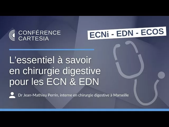 Documentaire L’essentiel à savoir en chirurgie digestive pour les ECN & EDN