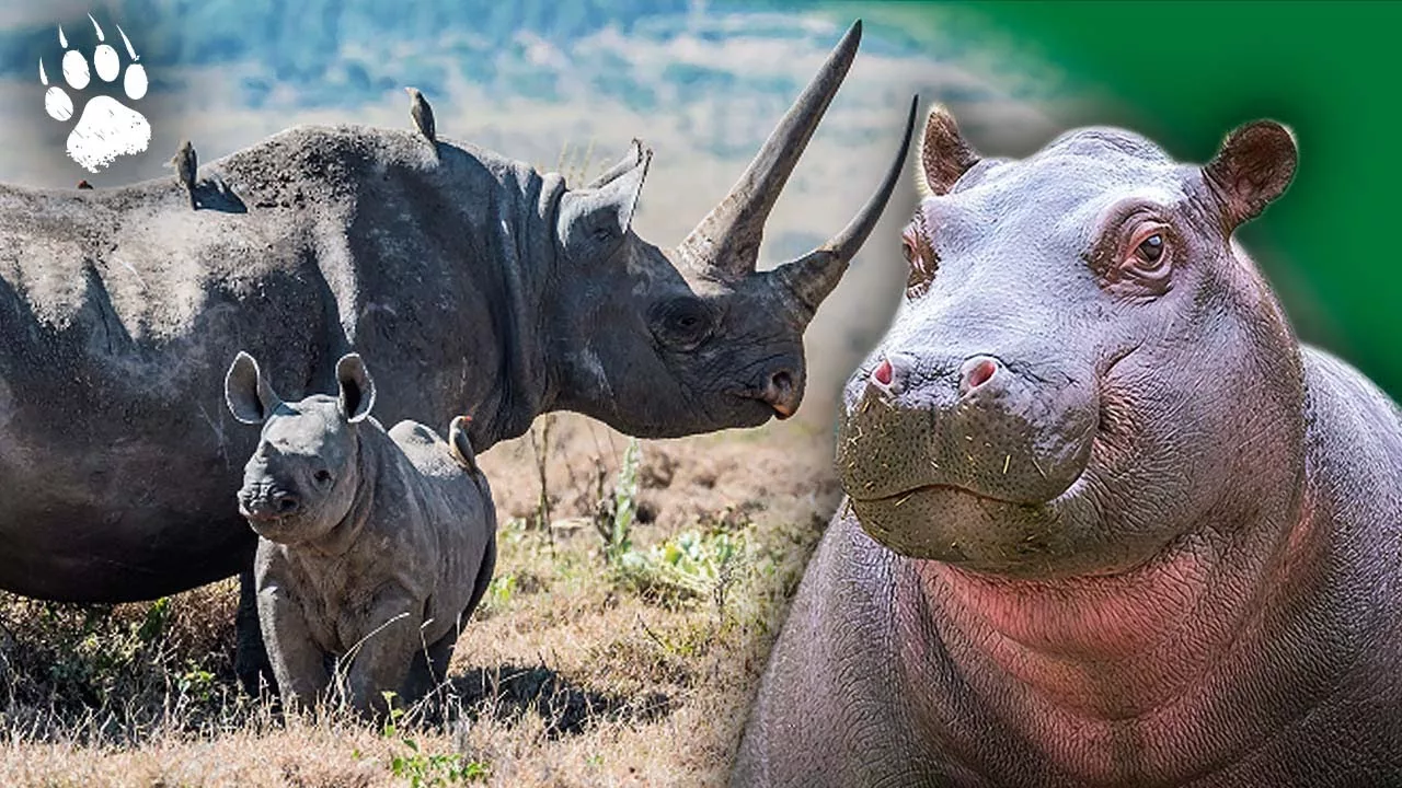 Éléphant, rhinocéros, hippopotame... les singularités des géants de la savane