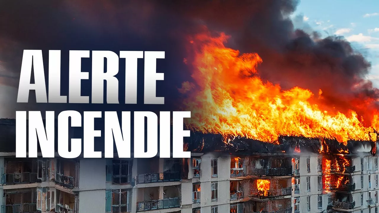 Intervention à risque pour un feu d'appartement - Pompiers, leur vie en direct