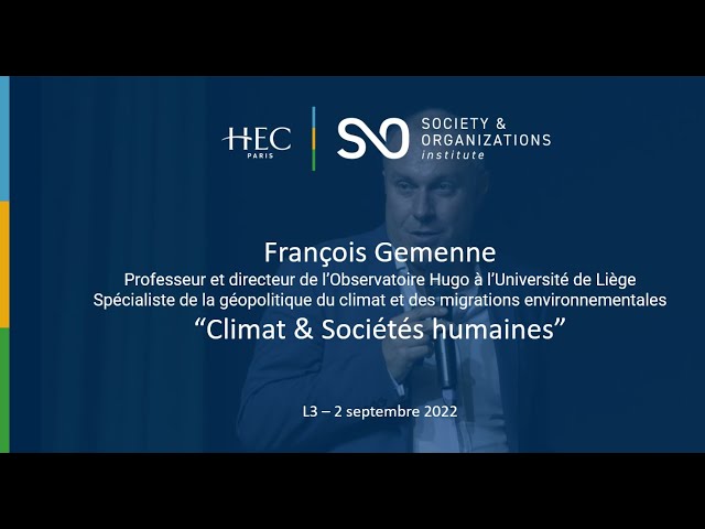 Climat & sociétés humaines