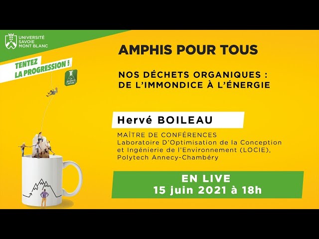 Nos déchets organiques : de l'immondice à l'énergie