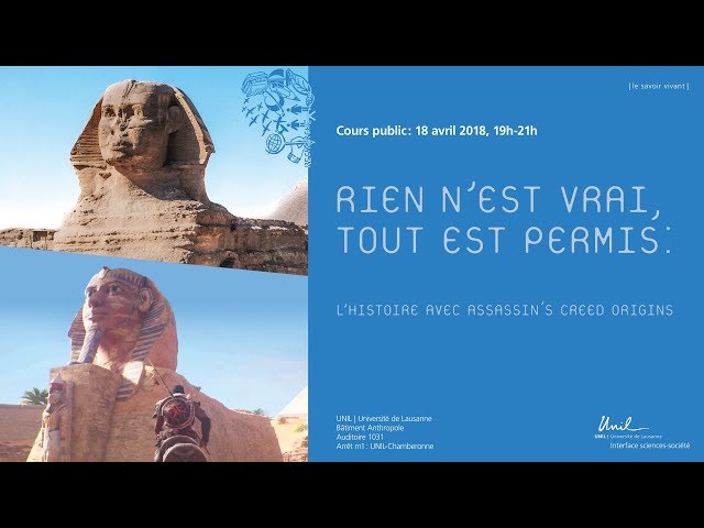 Rien n'est vrai, tout est permis: l'histoire avec Assassin's Creed Origins