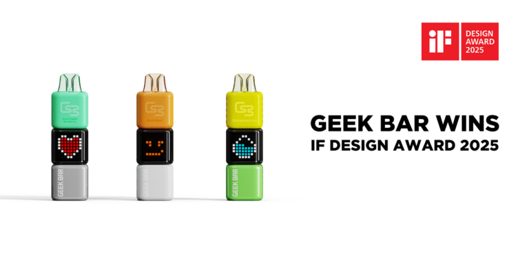 Article | Geek Bar remporte le prix iF DESIGN AWARD 2025 pour deux produits concept innovants